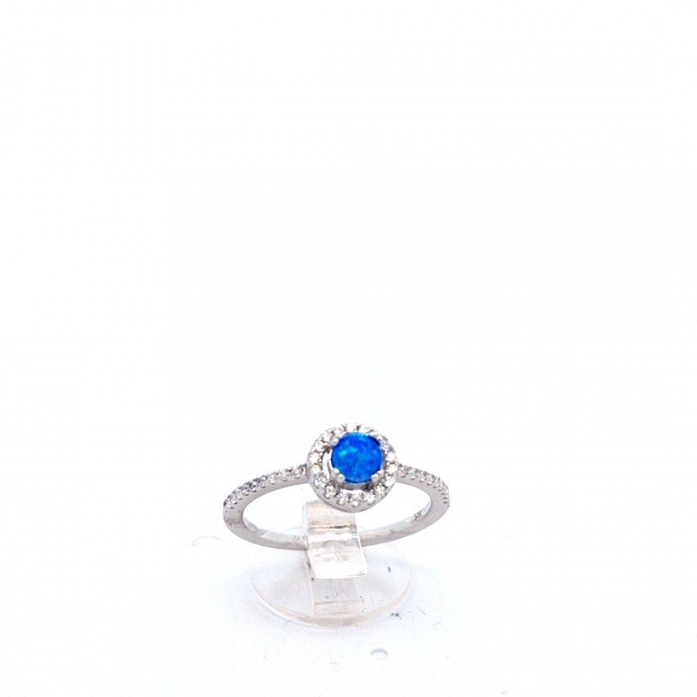 Ring with Opal Stone in Silver 925