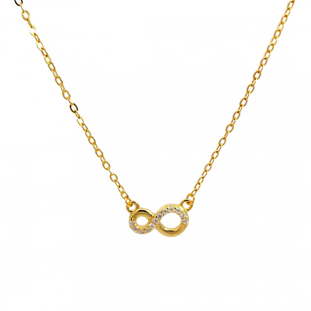 Infinity Necklace in Silver 925