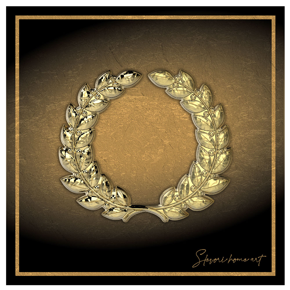 Wall/Table Frame with Olive Wreath