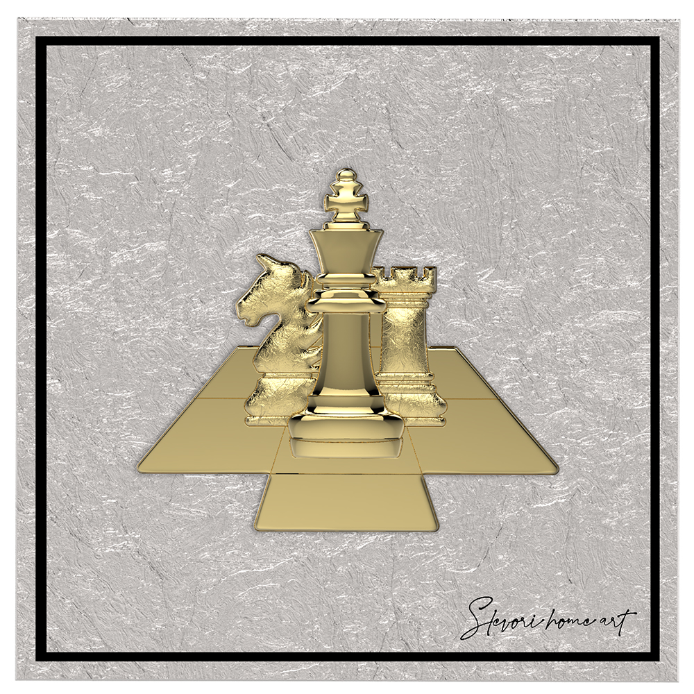 Wall/Table Frame with Chess