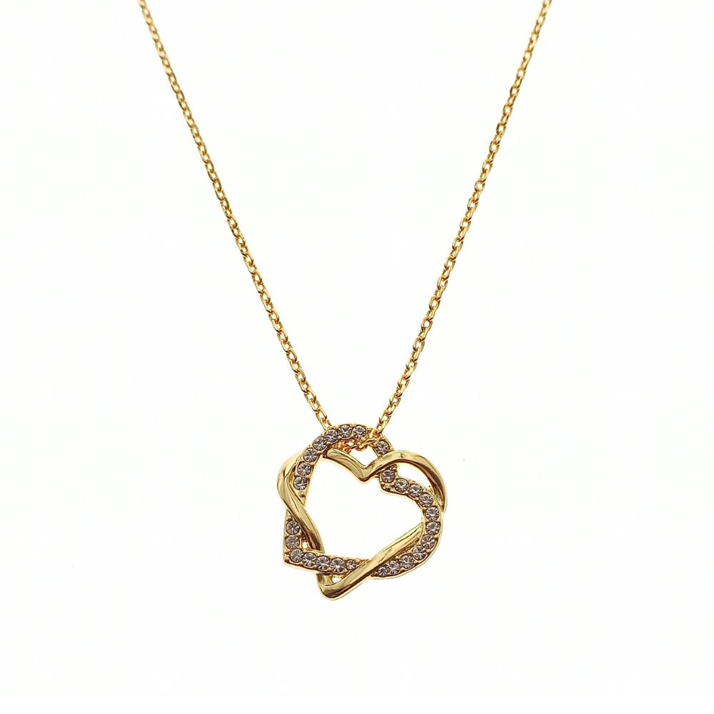 NECKLACE FROM ALLOY WITH GOLD 18K PLATINUM