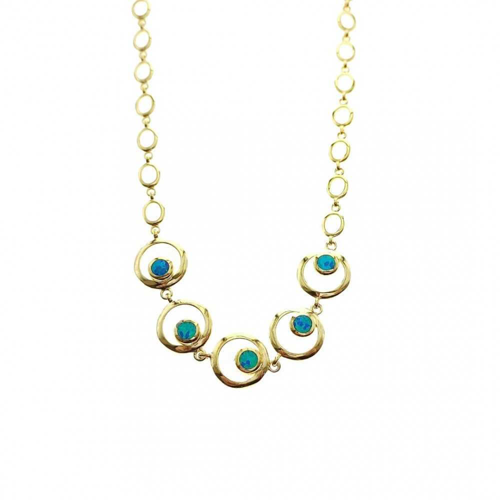 OPAL SET (NECKLACE) FROM SILVER