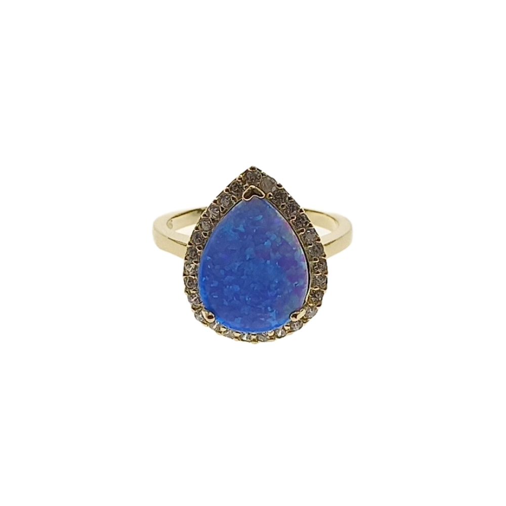 Ring with Opal Stone in Silver 925