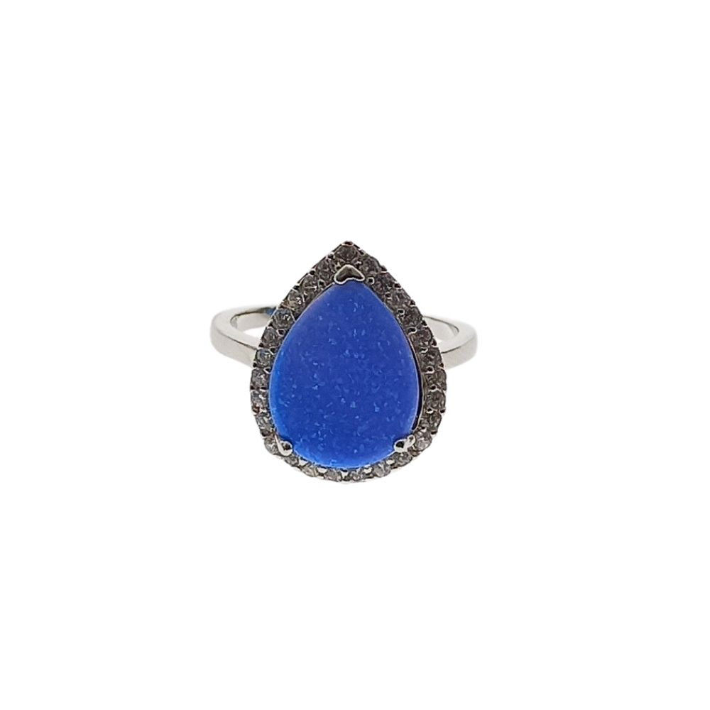 Ring with Opal Stone in Silver 925