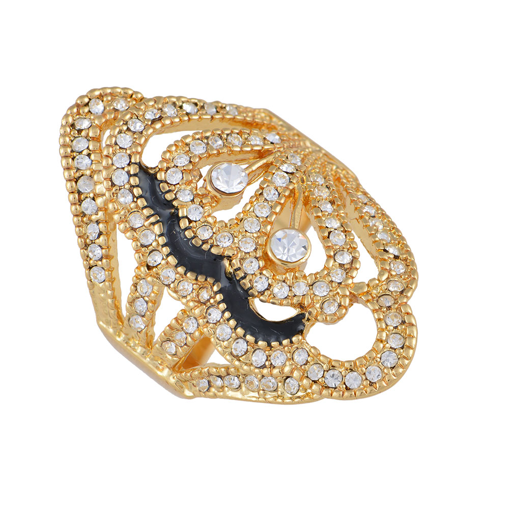 Ring in Alloy with 18K Gold plating