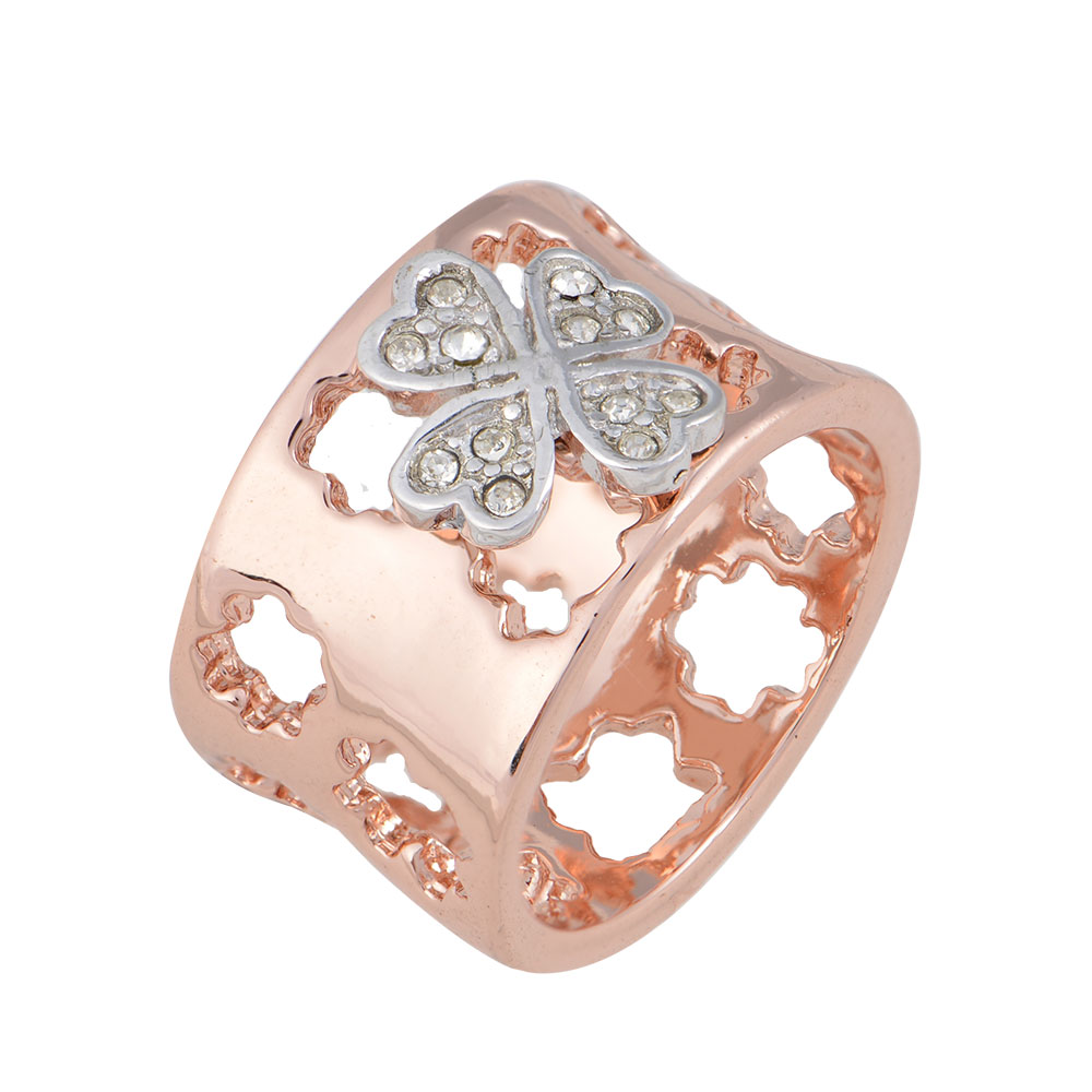 Ring in Alloy with 18K Gold plating