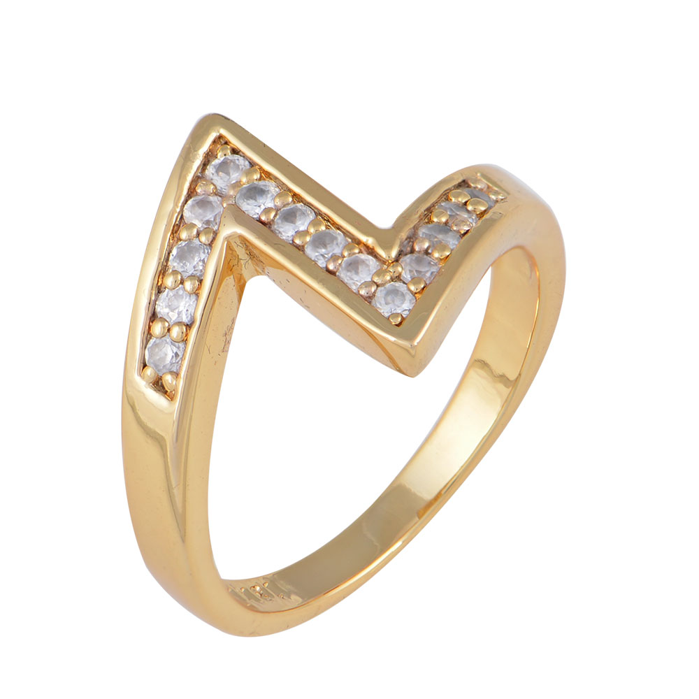 Ring in Alloy with 18K Gold plating