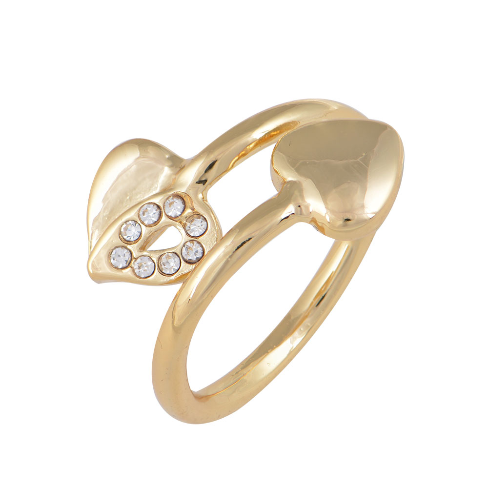 RING FROM ALLOY WITH GOLD 18K PLATINUM