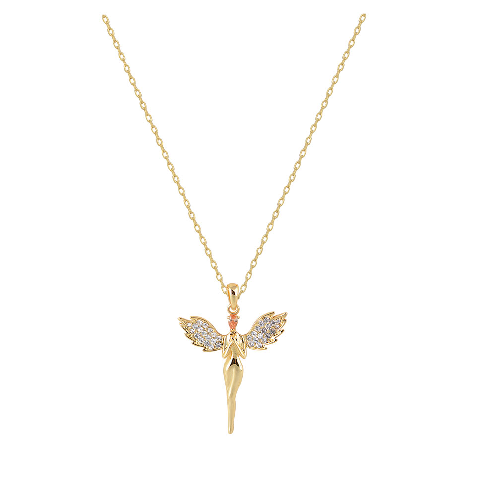 Necklace in Alloy with 18K Gold plating
