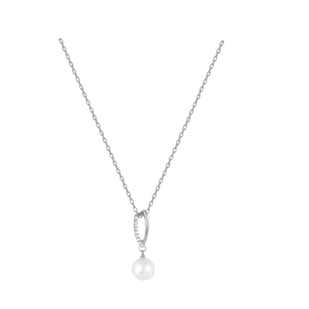 NECKLACE FROM ALLOY WITH GOLD 18K PLATINUM