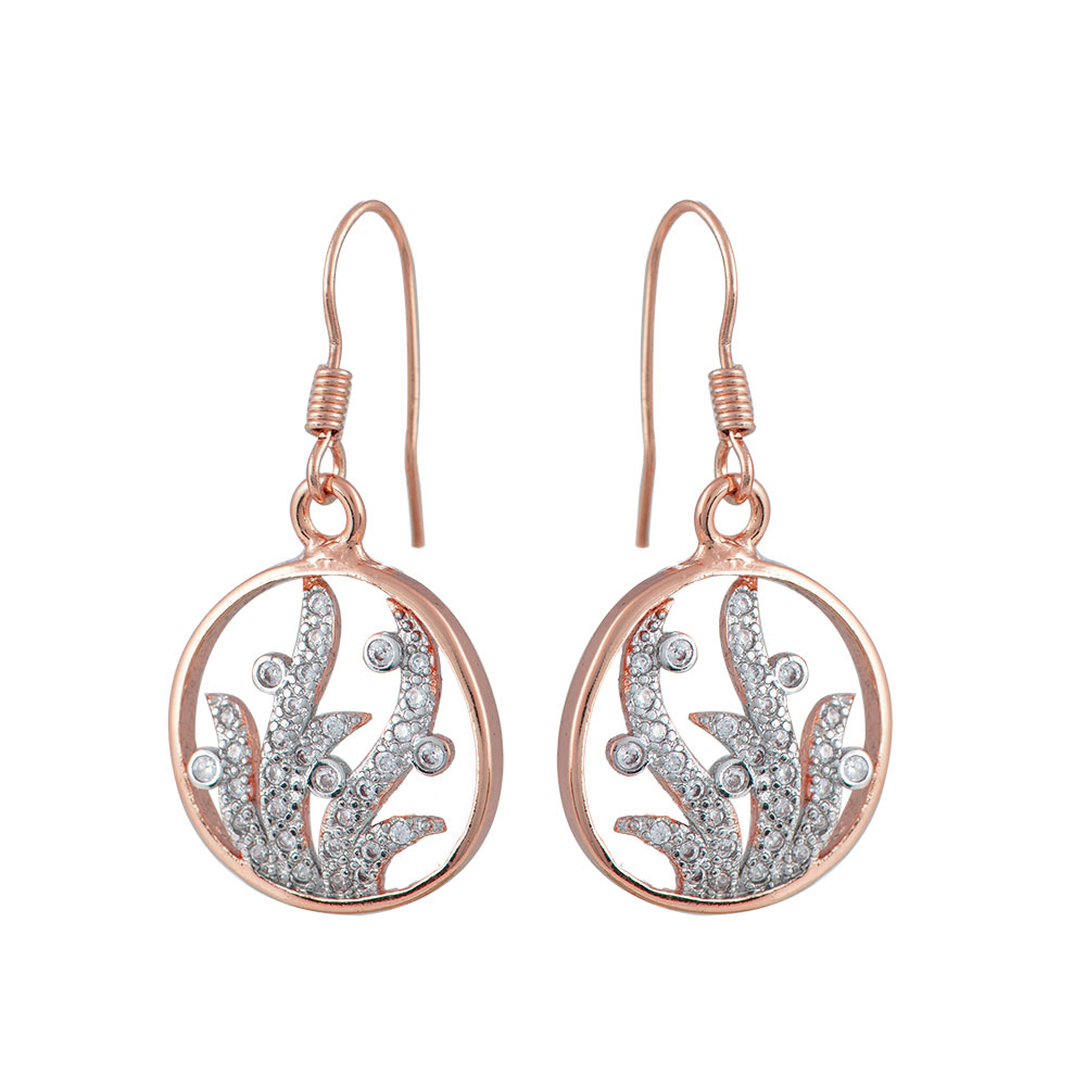 Earrings in Alloy with 18K Gold plating