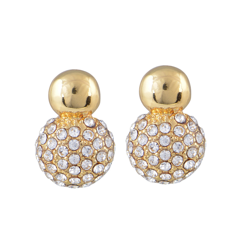 Earrings in Alloy with 18K Gold plating