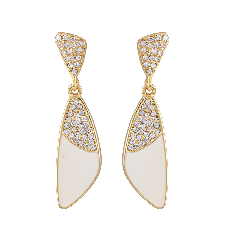 Earrings in Alloy with 18K Gold plating