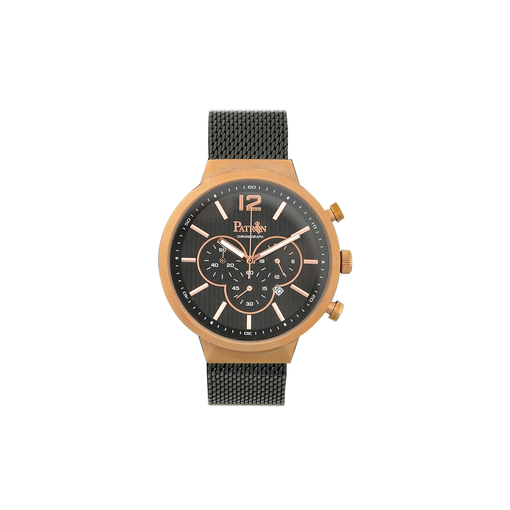 Golden Stone Studded Sekou Wrist Watch