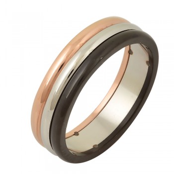 Men's Band Ring in Stainless Steel