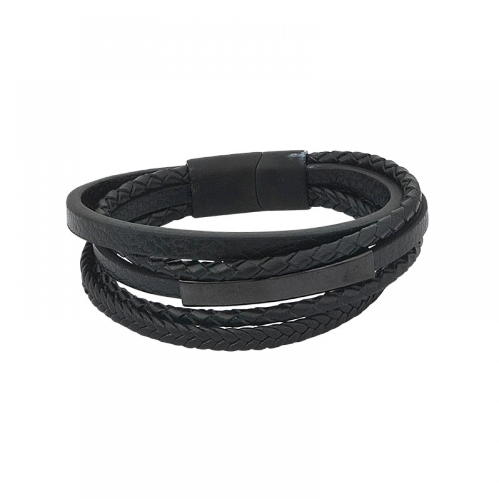 Men's Fivefold Bracelet in Stainless Steel