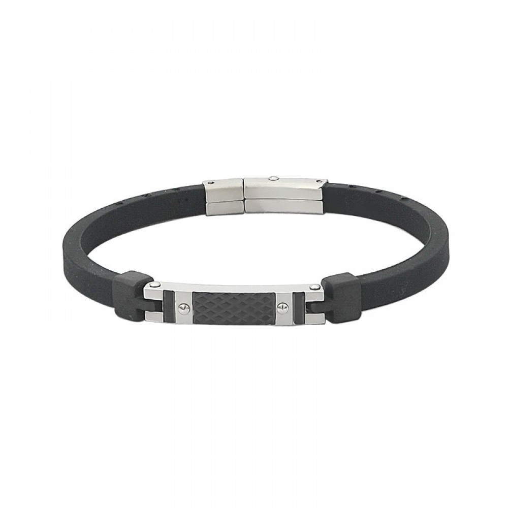 Men\'s Handcuff Bracelet in Stainless Steel