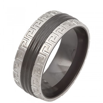 Men's Band Ring in Stainless Steel