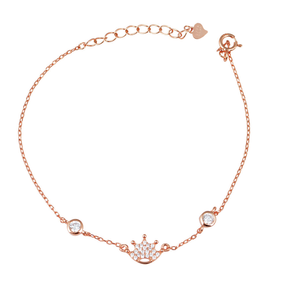 Bracelet Crown in Silver 925