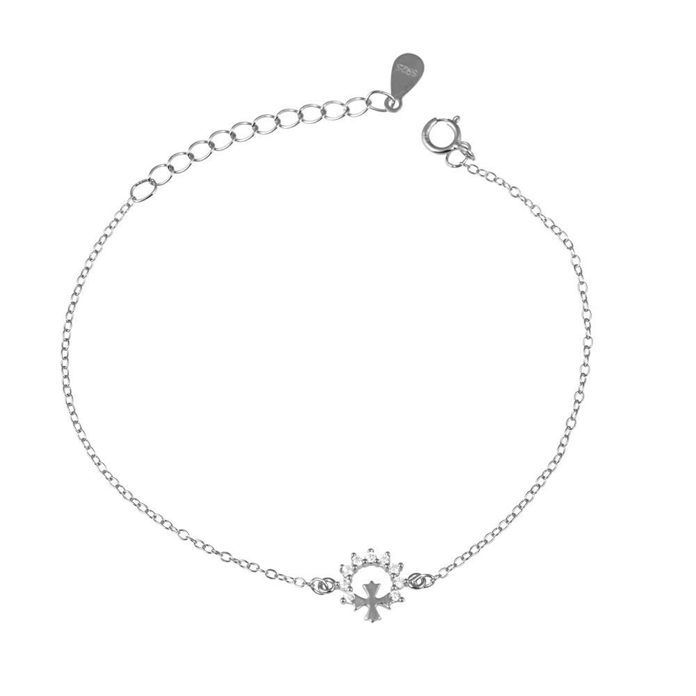 Bracelet Cross in Silver 925