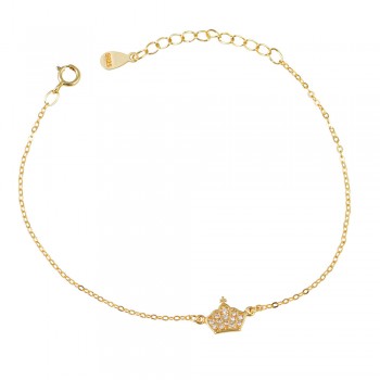 Bracelet Crown in Silver 925