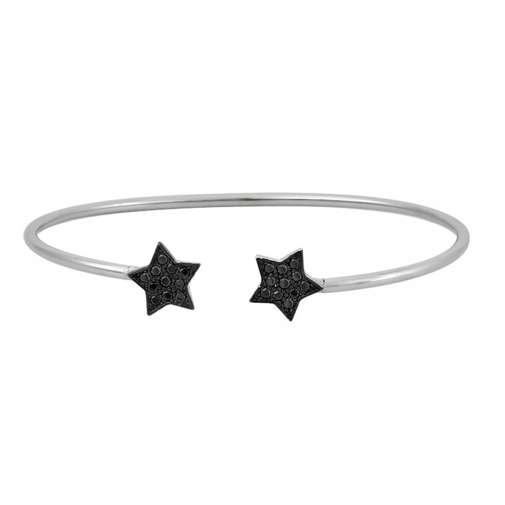 Handcuff Star Bracelet in Silver 925