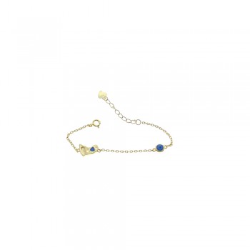 Children's Footprint Bracelet in Silver 925
