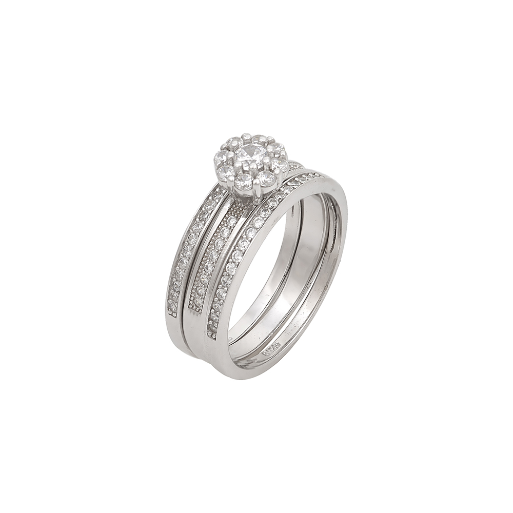 Solitaire Ring in Silver 925