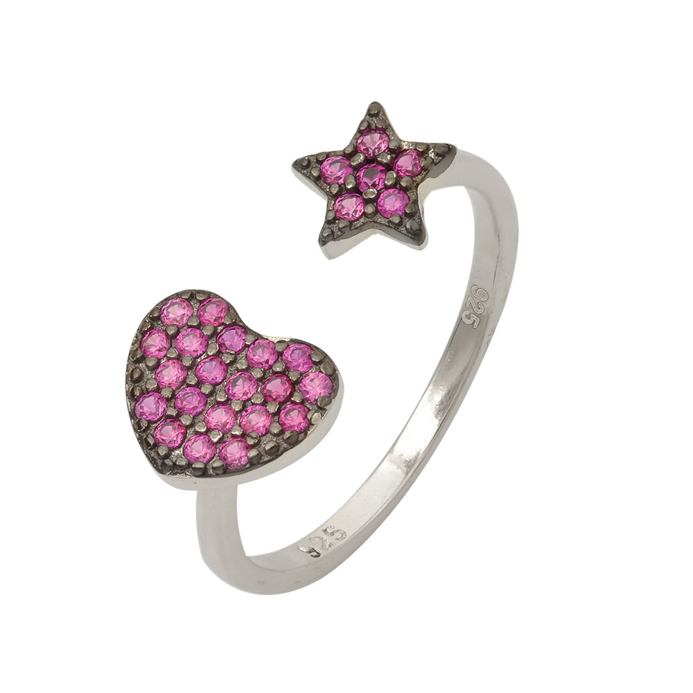 Heart Ring in Silver 925