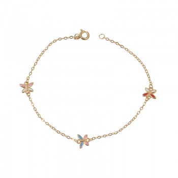 Children's Butterfly Bracelet in Silver 925