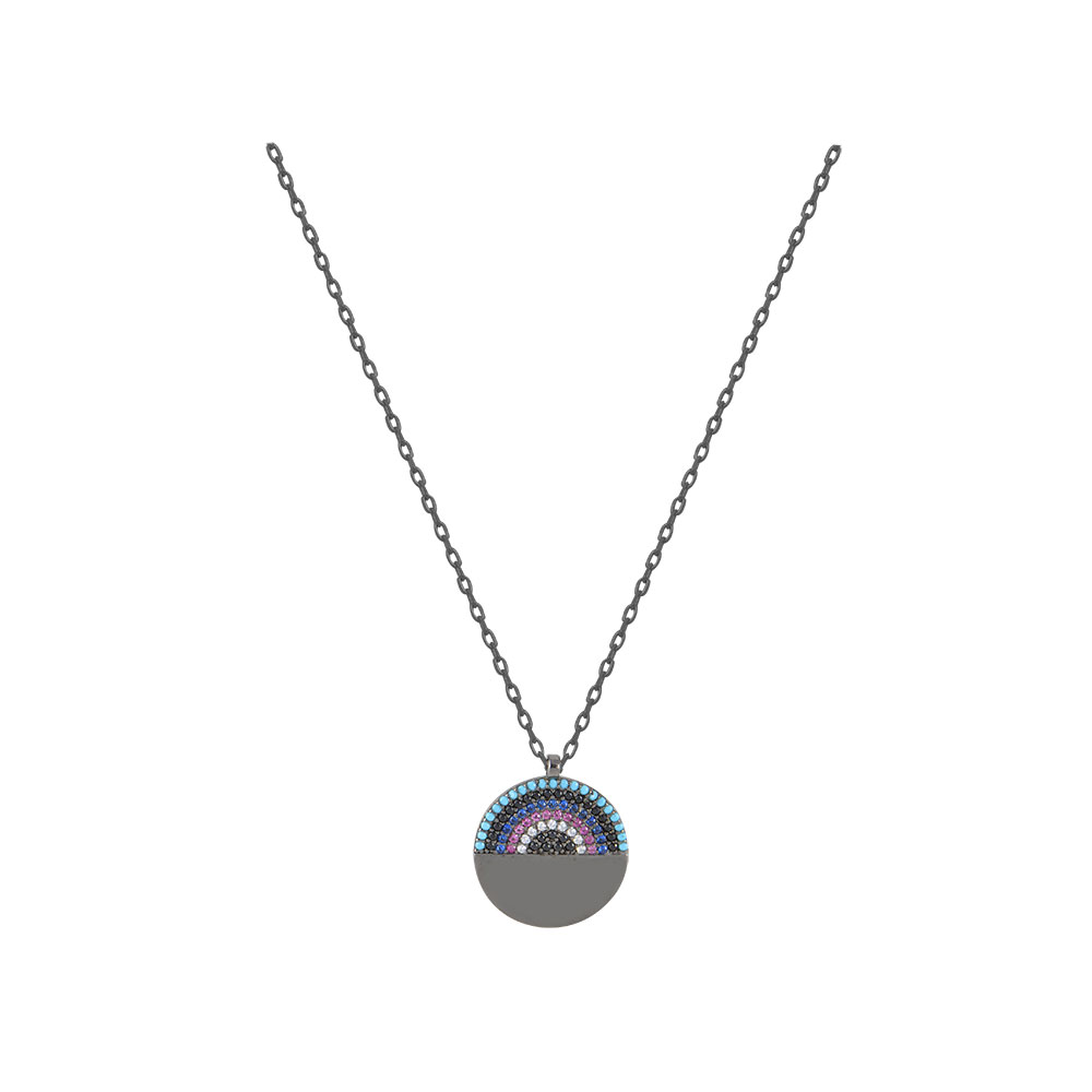 Eye Necklace in Silver 925