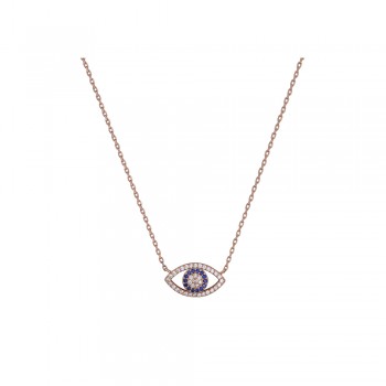  Eye Necklace in Silver 925