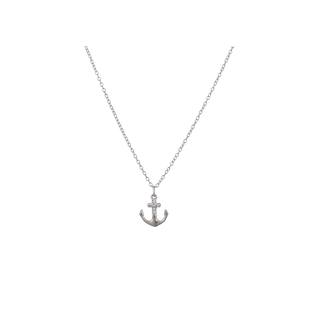 Necklace Anchor in Silver 925