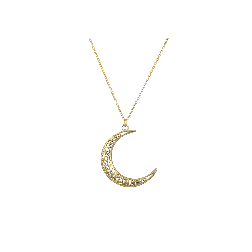 Moon Necklace in Silver 925