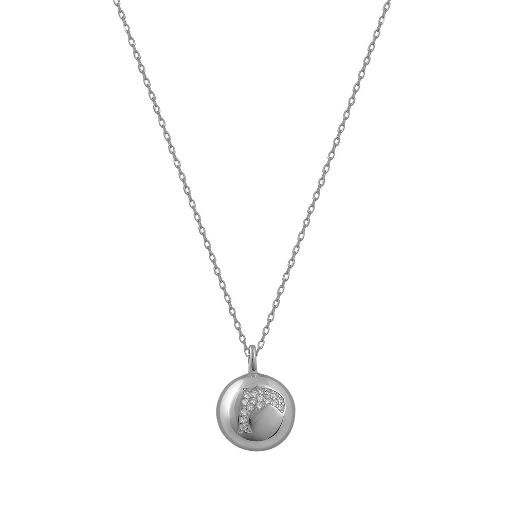 Circle Necklace in Silver 925