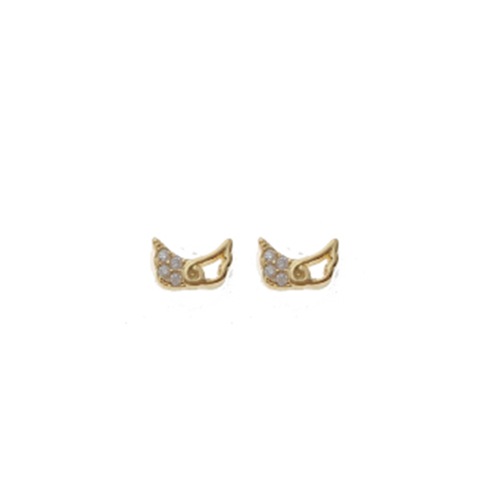 Stud Butterfly Earrings in Silver 925