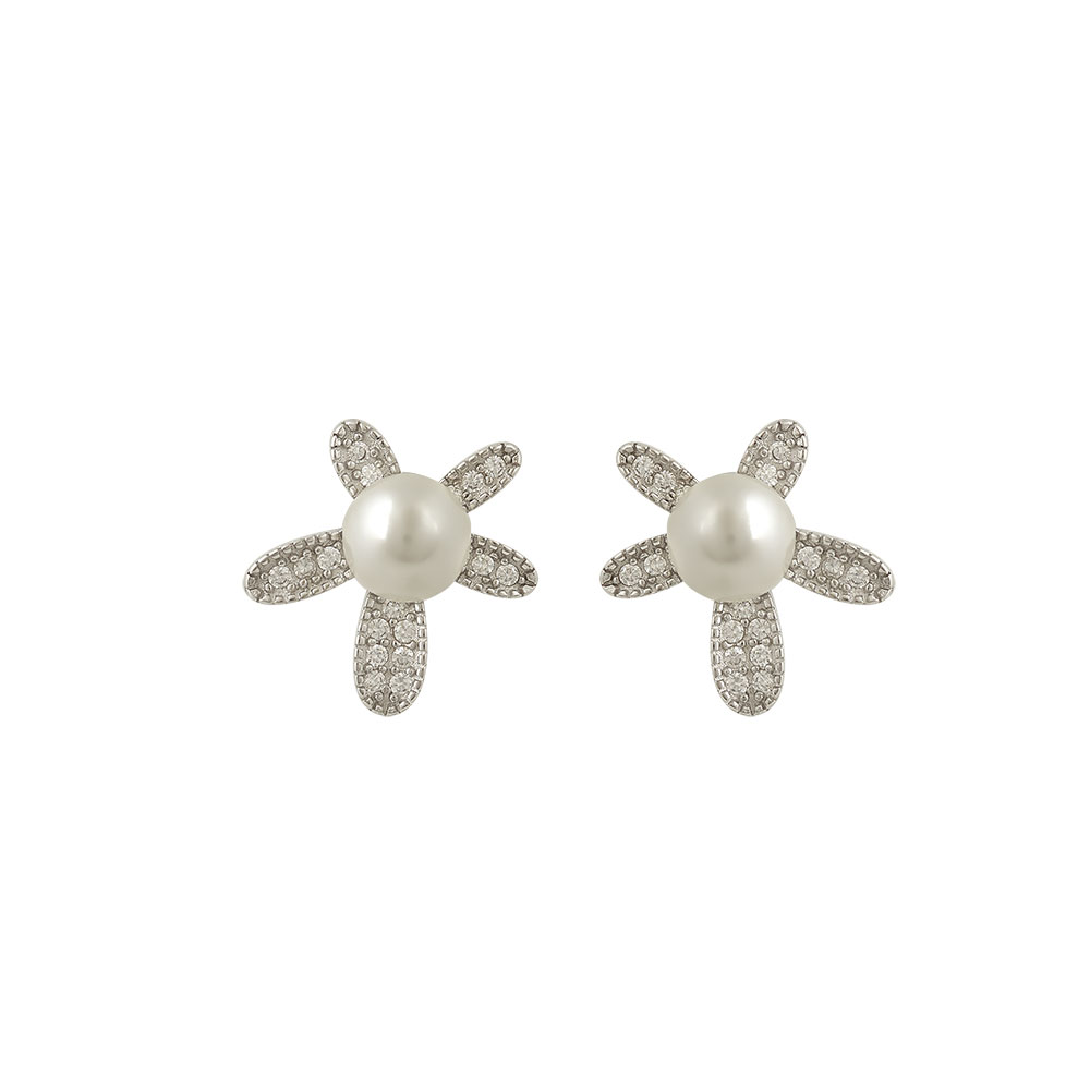 Earrings Pearl in Silver 925