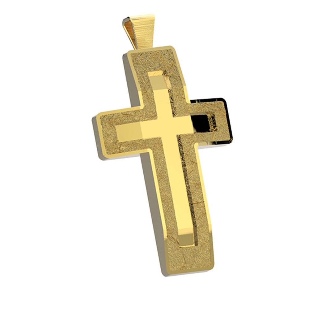 Pendant in the shape of Cross in Silver 925