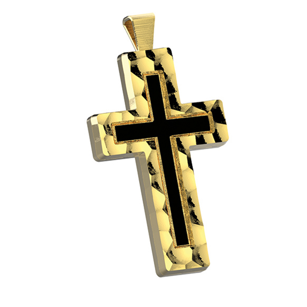 Pendant in the shape of Cross in Silver 925