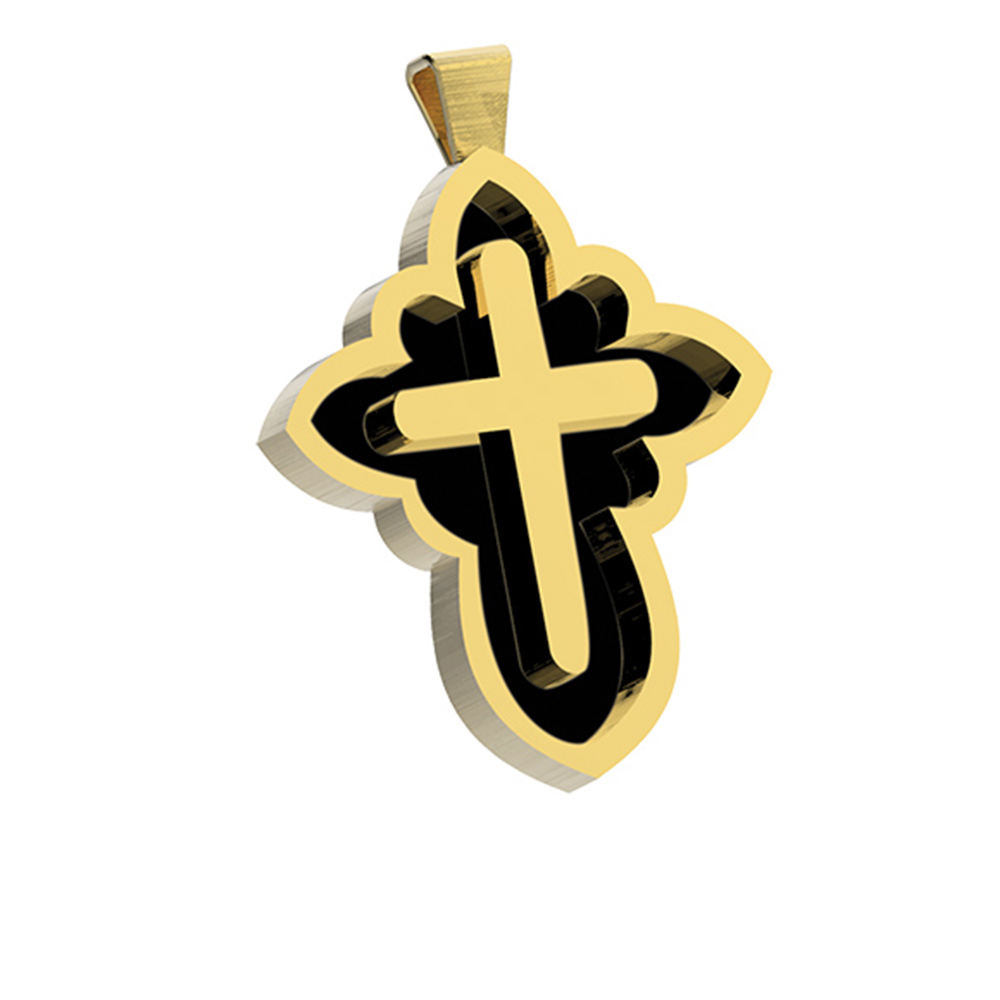 Pendant in the shape of Cross in Silver 925