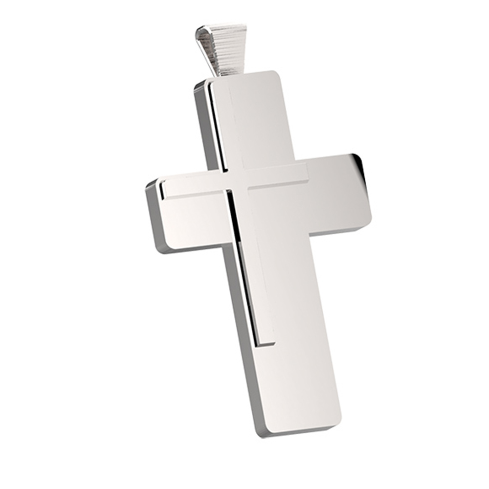 Pendant in the shape of Cross in Silver 925