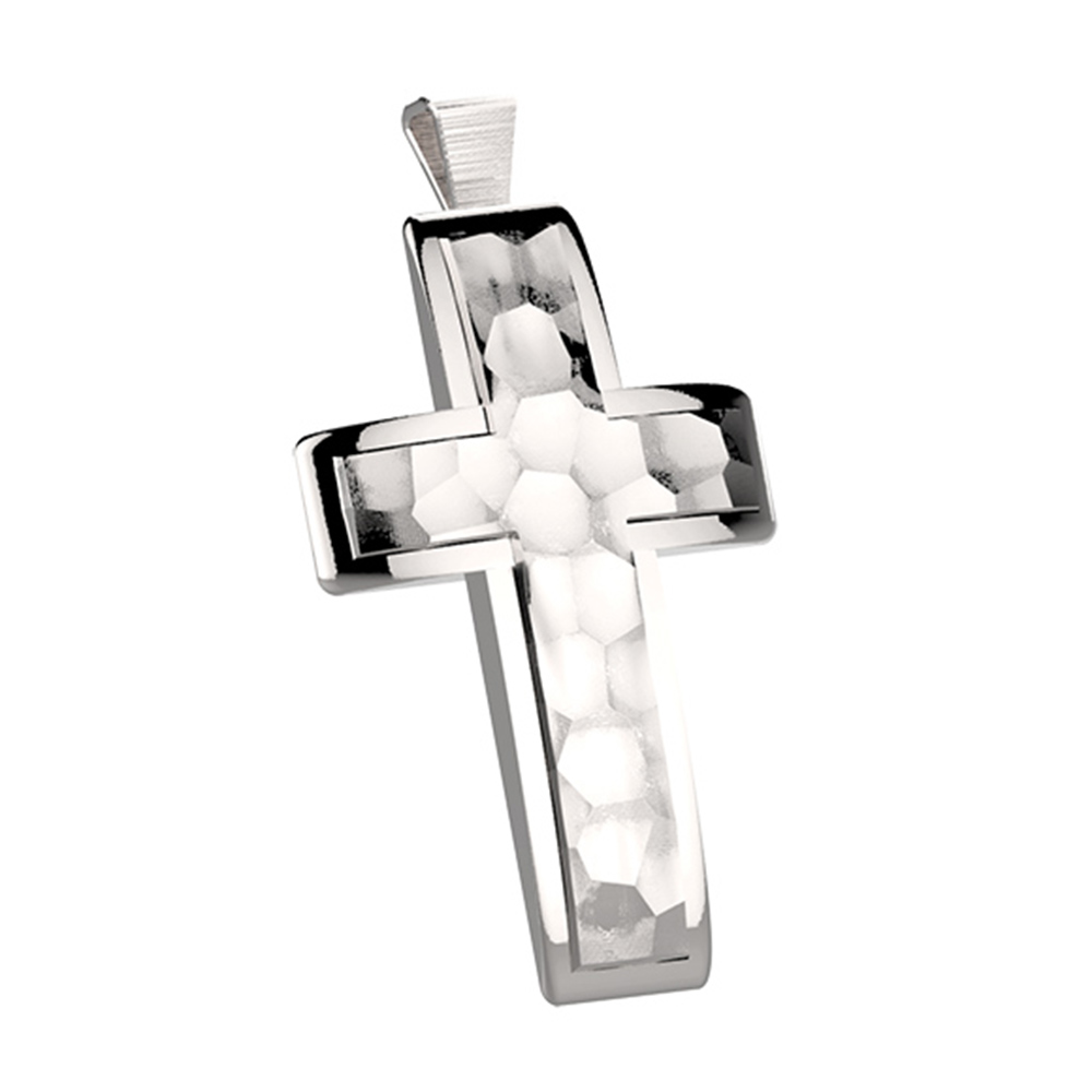 Pendant in the shape of Cross in Silver 925