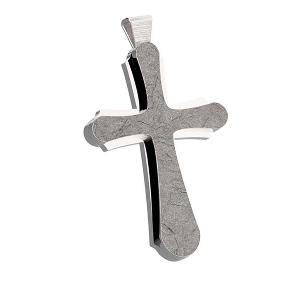 Pendant in the shape of Cross in Silver 925