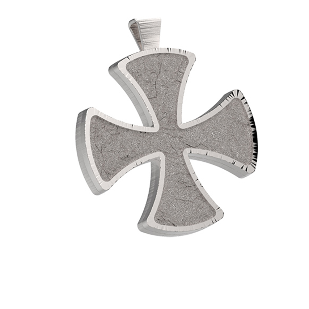 Pendant in the shape of Cross in Silver 925