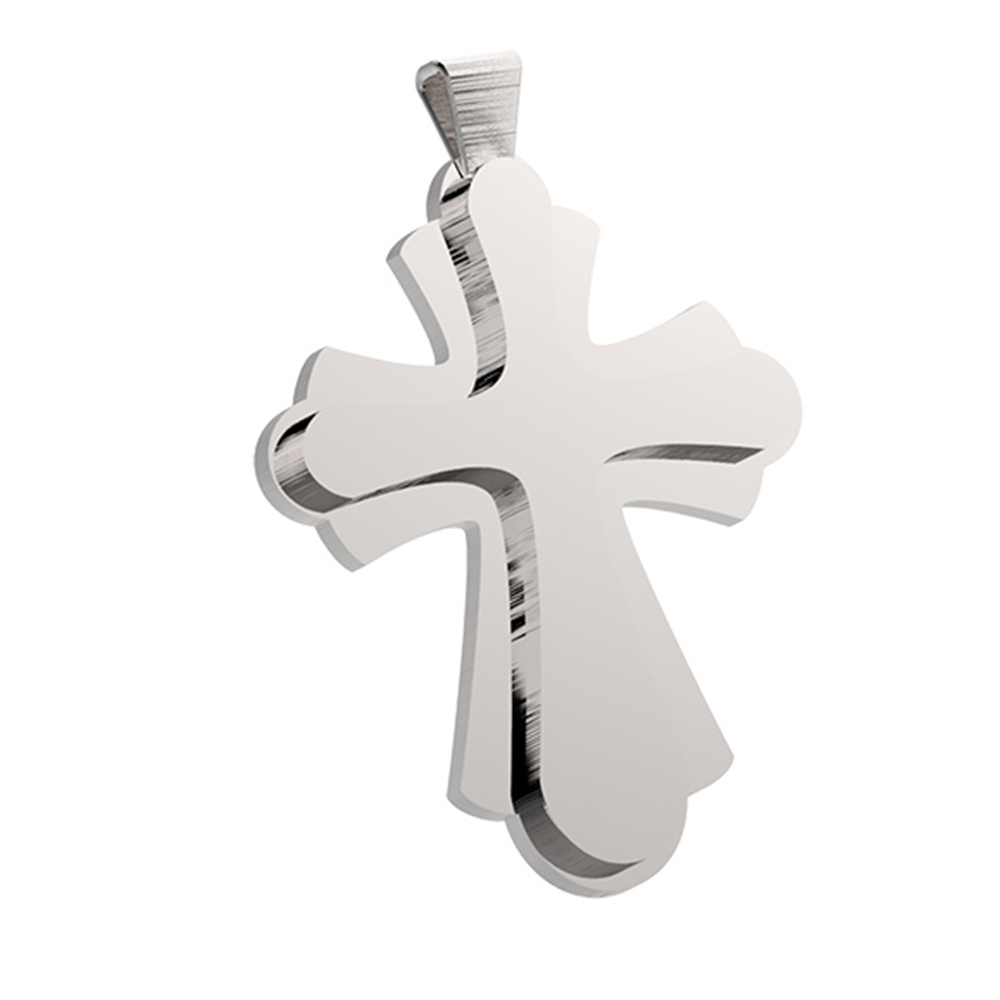 Pendant in the shape of Cross in Silver 925