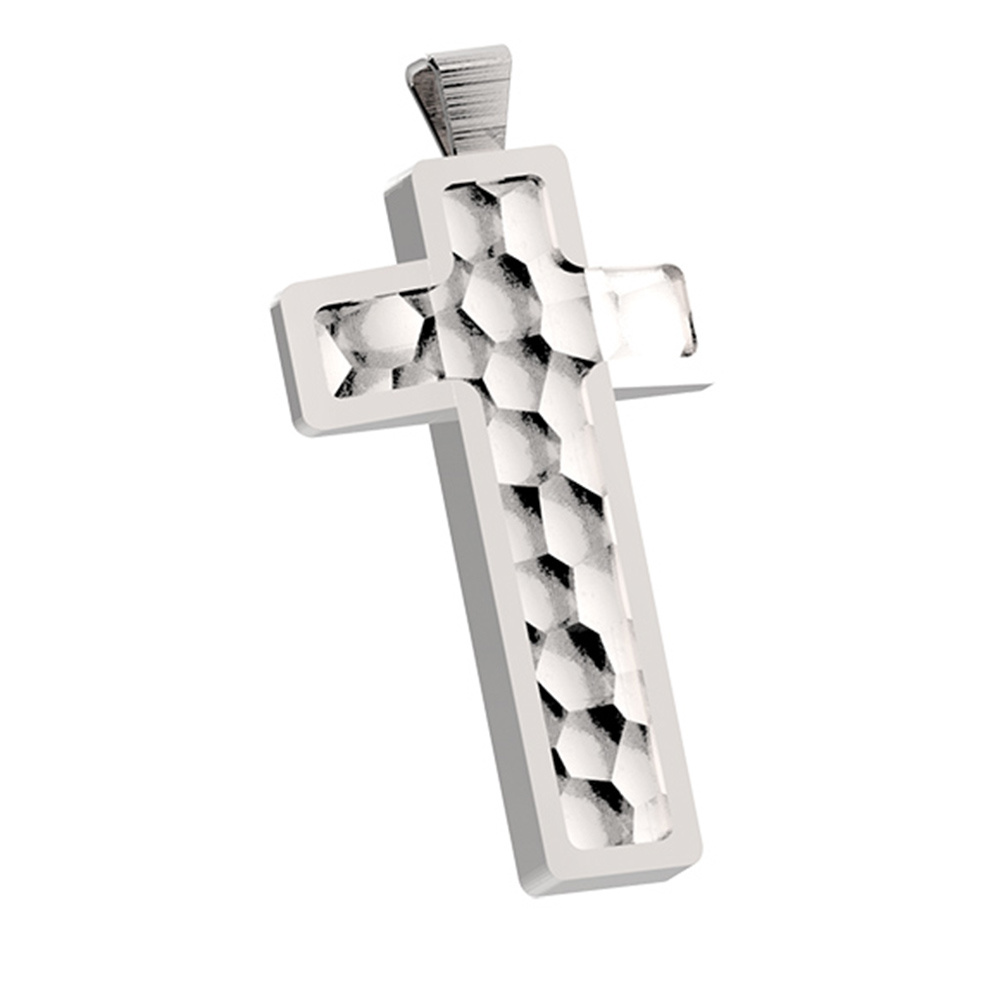 Pendant in the shape of Cross in Silver 925