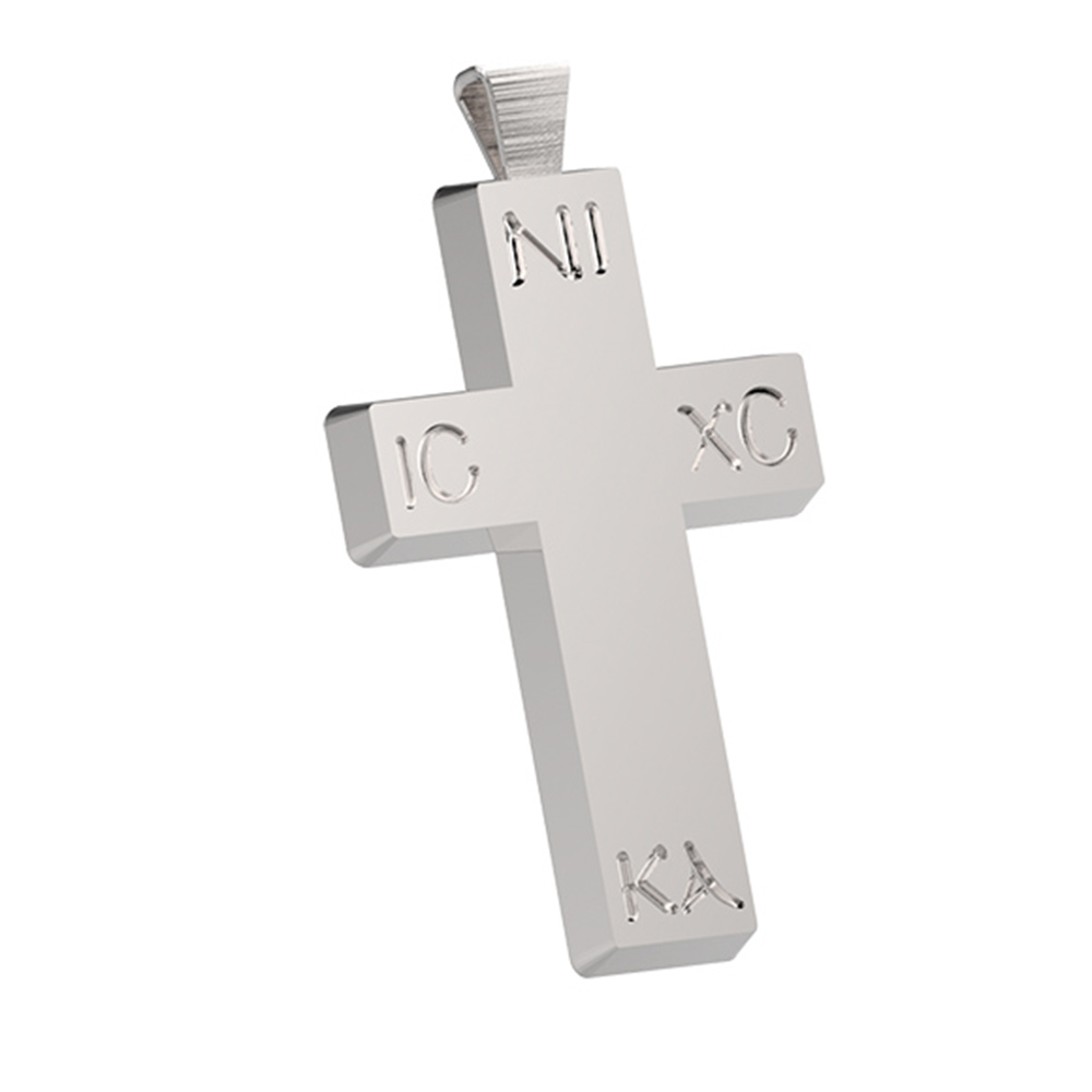 Pendant in the shape of Cross in Silver 925