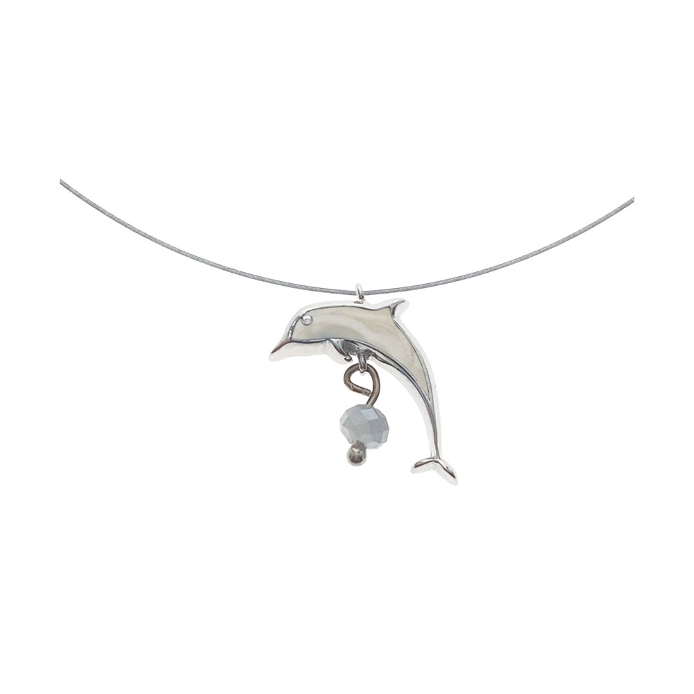 Dolphin Necklace in Silver 925