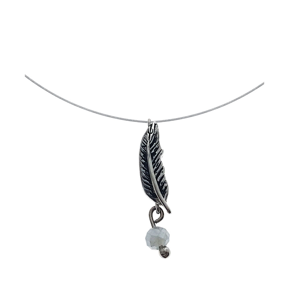 Wing Necklace in Silver 925