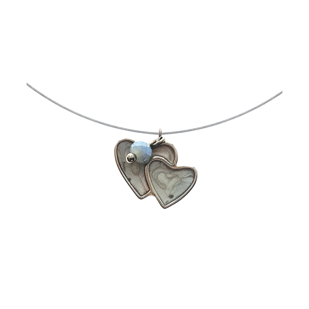Heart Necklace in Silver 925